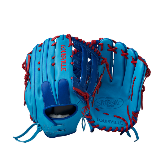 2025 Super Z Slowpitch Fielding Glove - Blue-Royal (8919447208175)