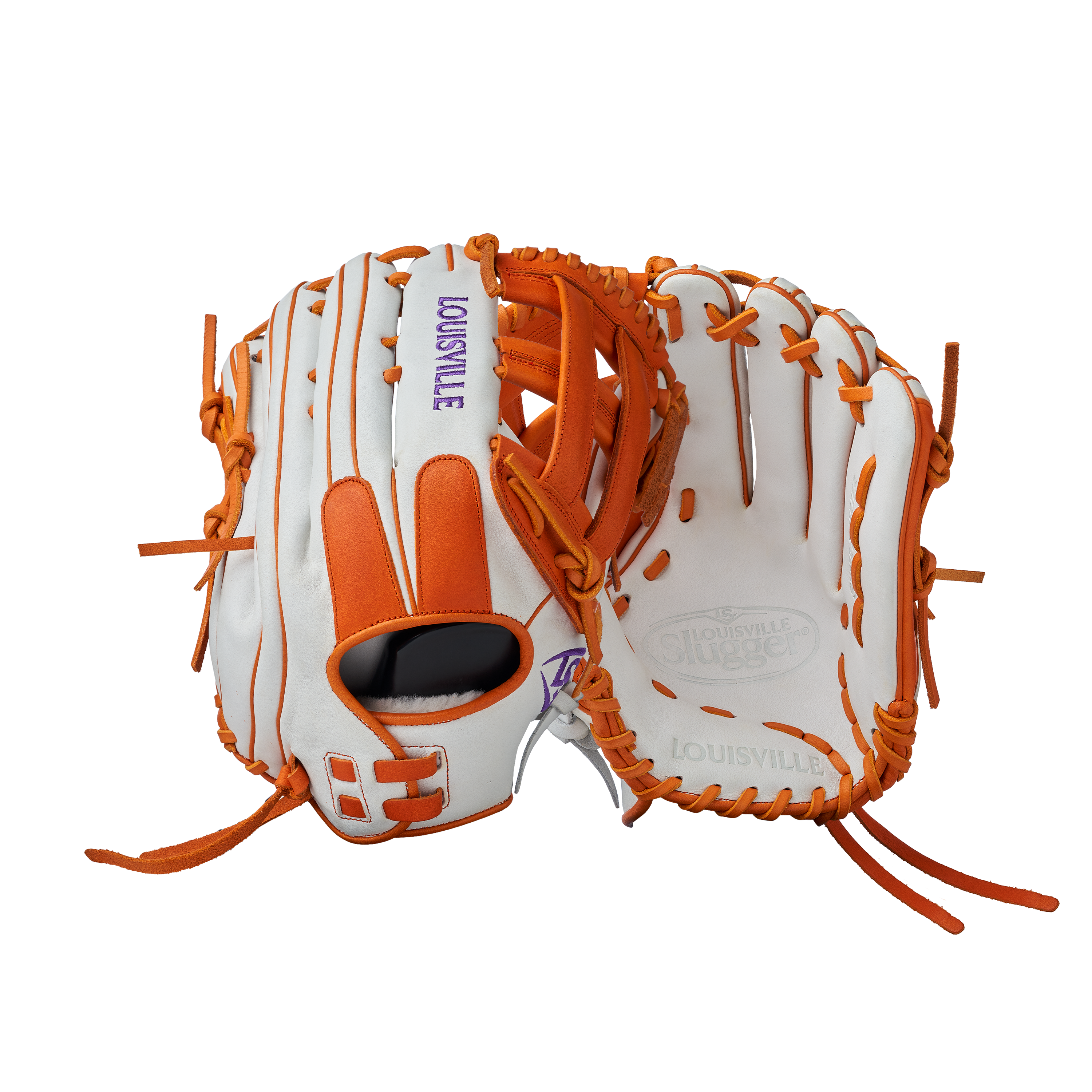 2025 Super Z Slowpitch Fielding Glove - White-Orange – Slugger 2025 Super Z Slowpitch Fielding Glove - White-Orange – Slugger