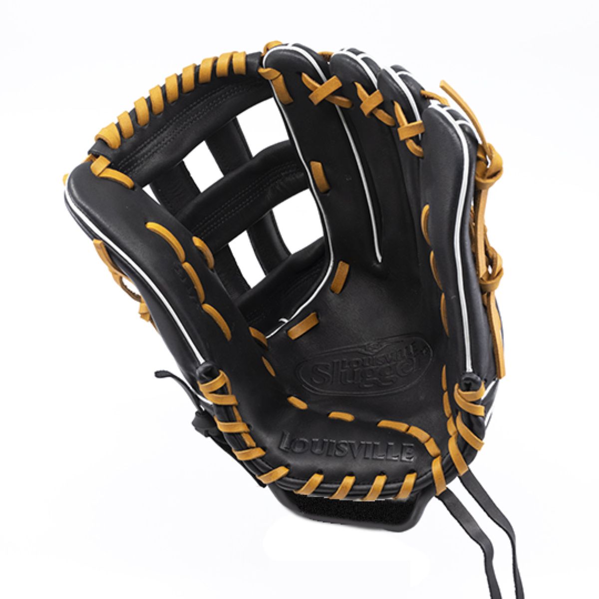 SUPER Z SLOWPITCH FIELDING GLOVE 23 - Black-White-Red (7916518572271) (8074187374831)