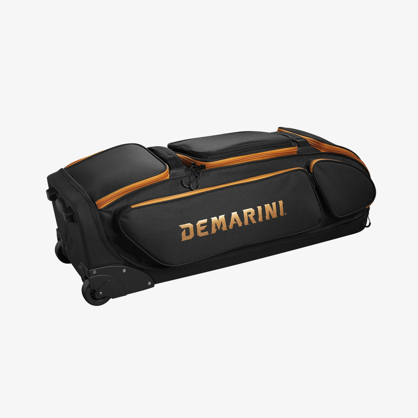 DeMarini Spec Ops Frontline V2 Wheeled Bag in Black-Copper (8849192648943)