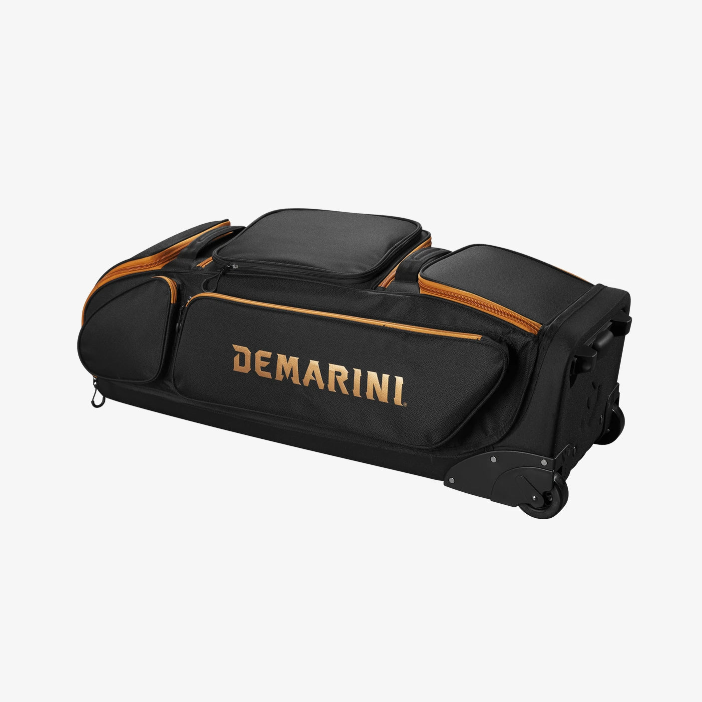 DeMarini Spec Ops Frontline V2 Wheeled Bag in Black-Copper (8849192648943)
