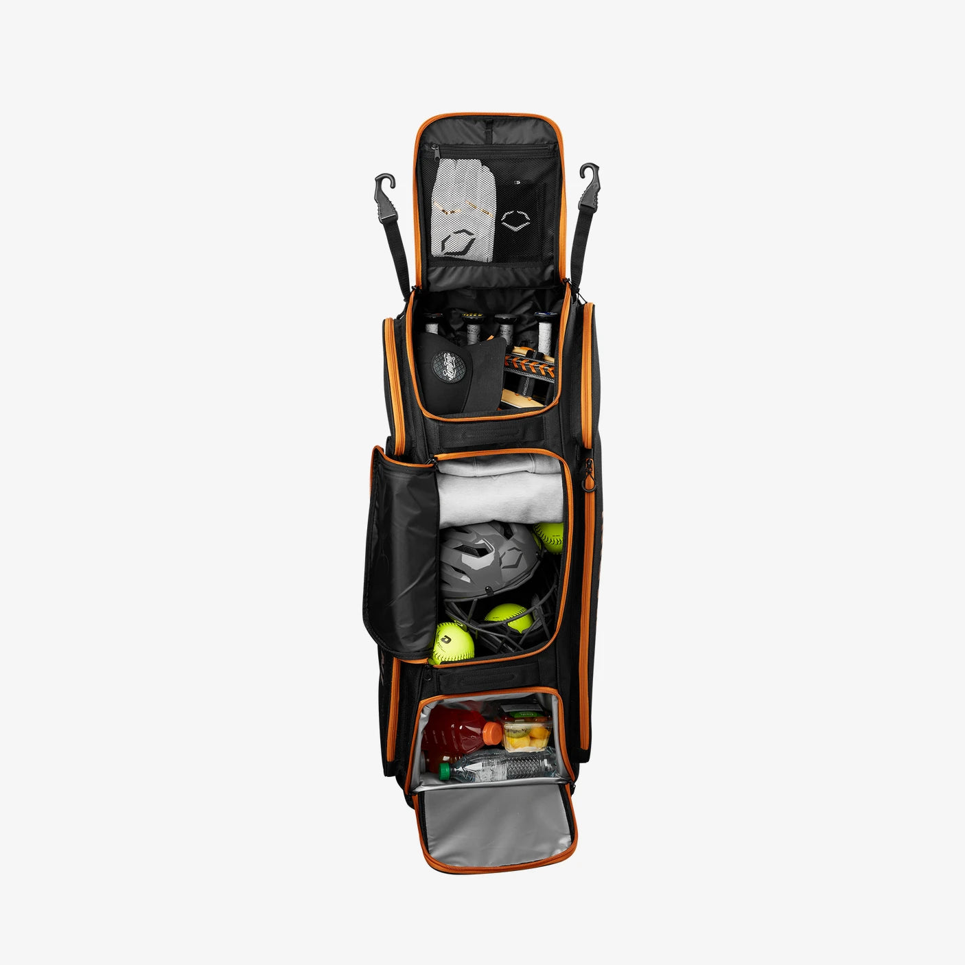 DeMarini Spec Ops Frontline V2 Wheeled Bag in Black-Copper (8849192648943)