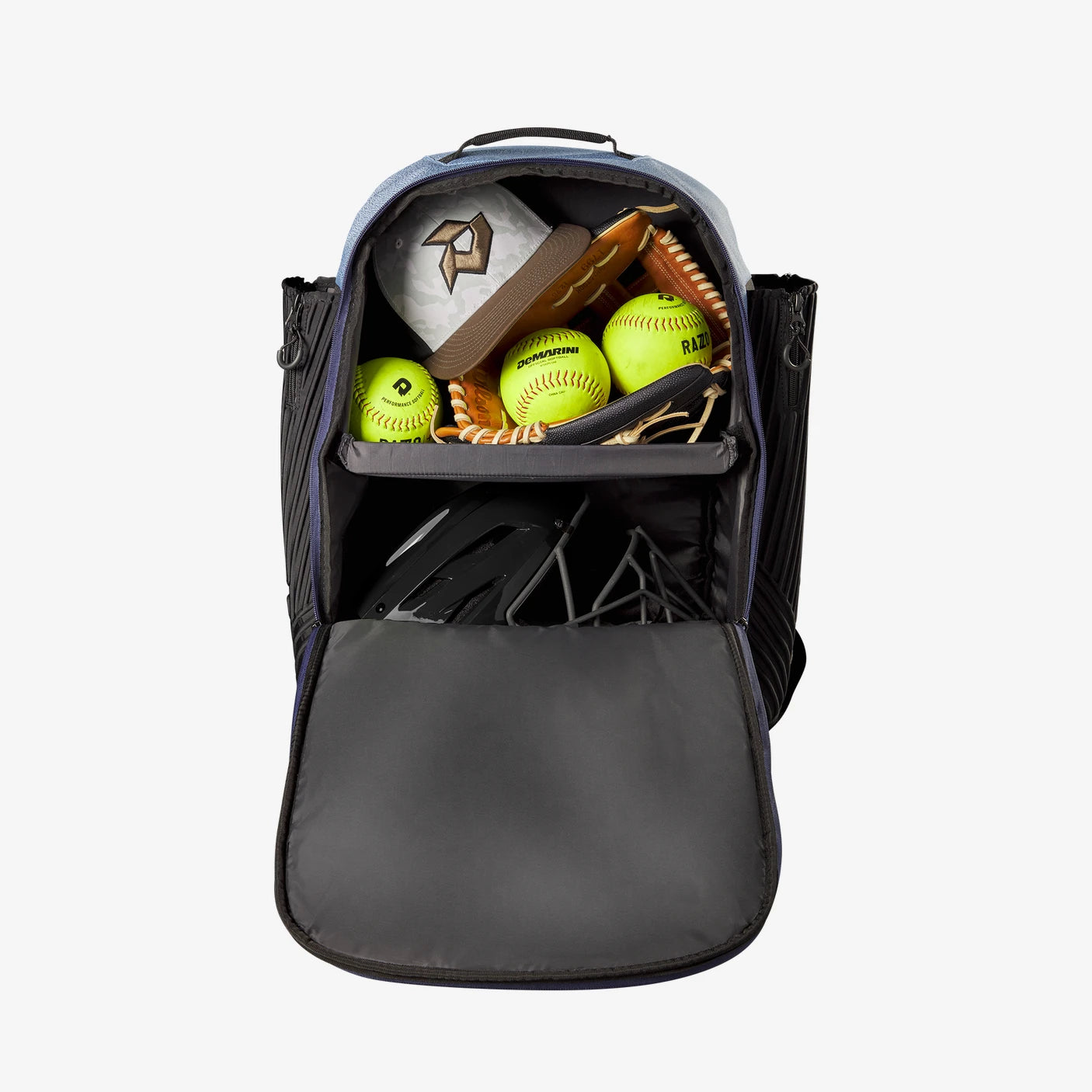 DeMarini Spectre V2 Backpack in Element / Navy / Scarlet (8849187897583)