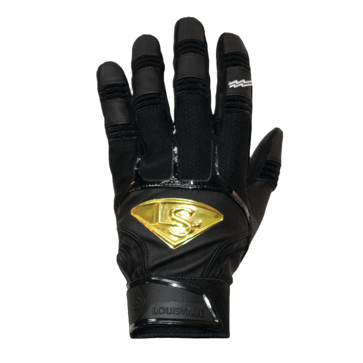 BATTING GLOVES - PRIME Louisville Slugger BLACK-GOLD S (5396897169572)