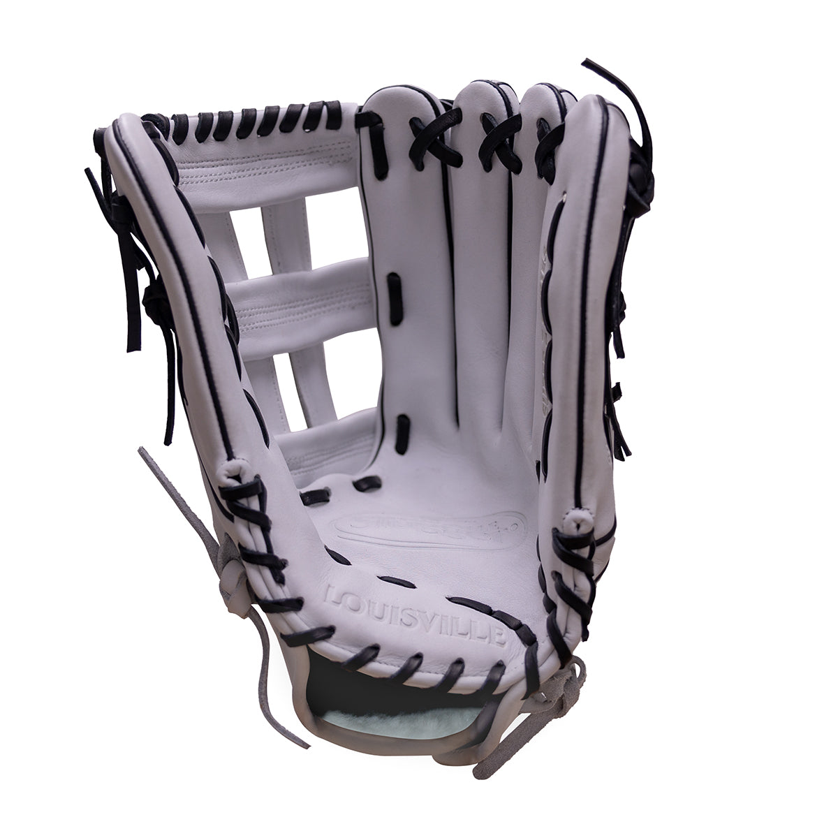 SUPER Z SLOWPITCH FIELDING GLOVE 23 - White-Black (7916523487471)