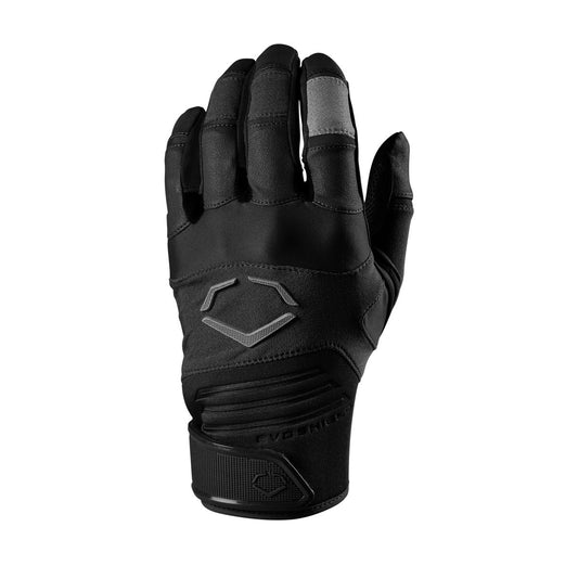 EVOSHIELD AGGRESSOR BATTING GLOVES BLACK (6042399998116)