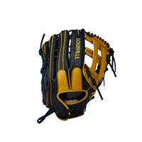 2025 Super Z Slowpitch Fielding Glove - Black-Yellow