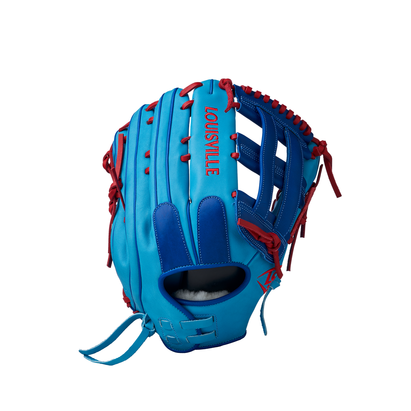 2025 Super Z Slowpitch Fielding Glove - Blue-Royal (8919447208175)
