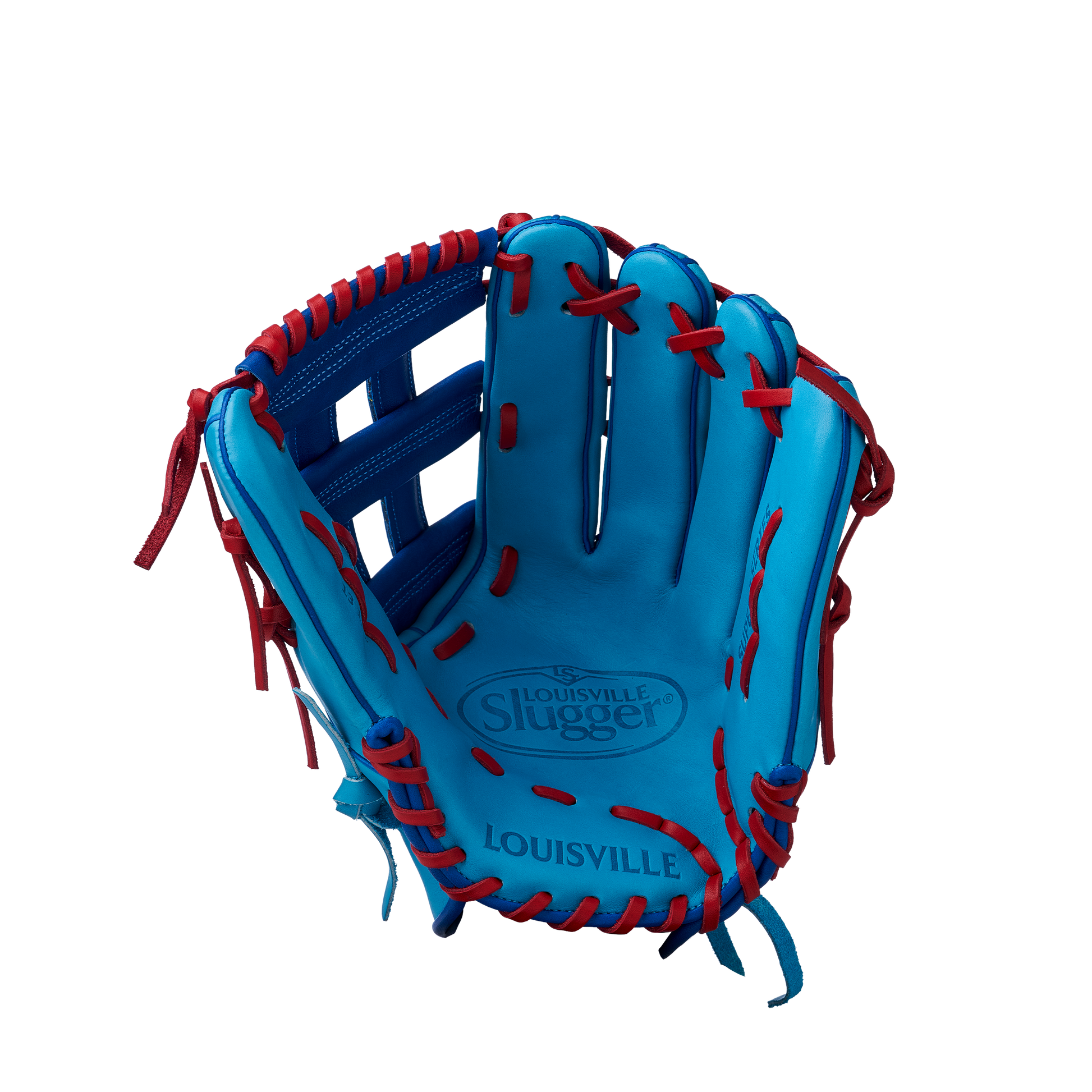 2025 Super Z Slowpitch Fielding Glove - Blue-Royal (8919447208175)