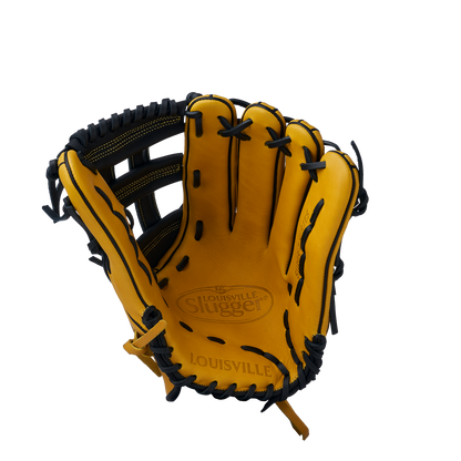 2025 Super Z Slowpitch Fielding Glove - Yellow-Black (8919443701999)