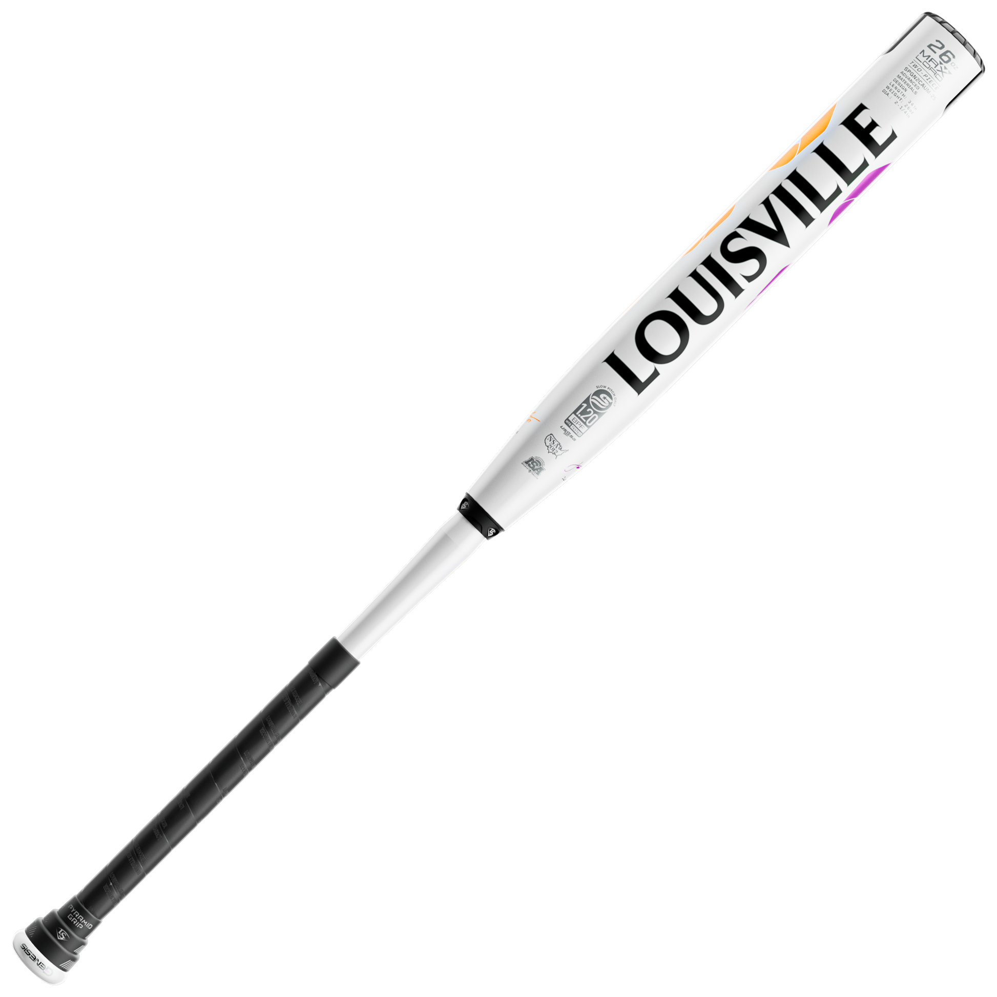 Louisville Slugger 2025 Genesis Limited Edition Cancer Awareness 2PC Maxload USSSA Bat (8849146937583)