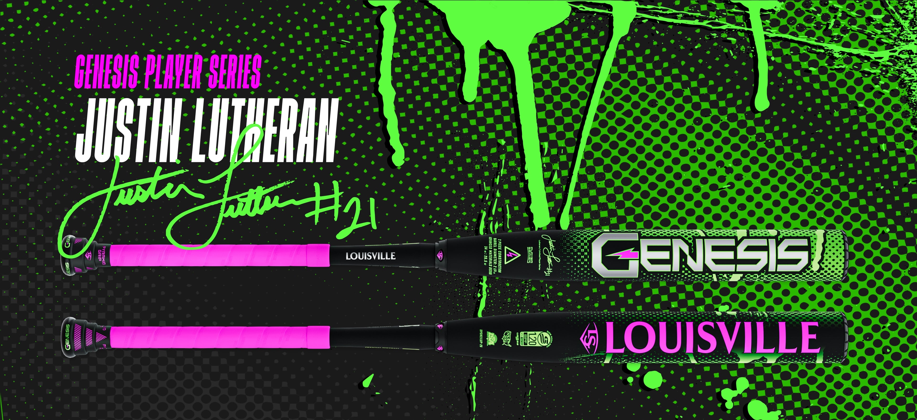 Louisville Slugger 2026 Genesis Justin Lutheran 2PC Powerload