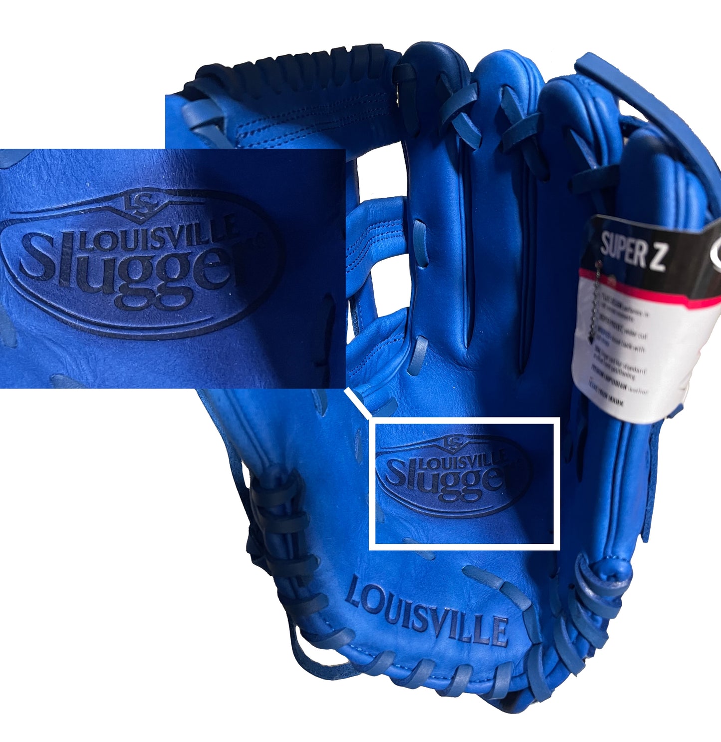 Super Z Stealth Series Slowpitch Fielding Glove 23 - Royal (Final Sale) (8075856216303)