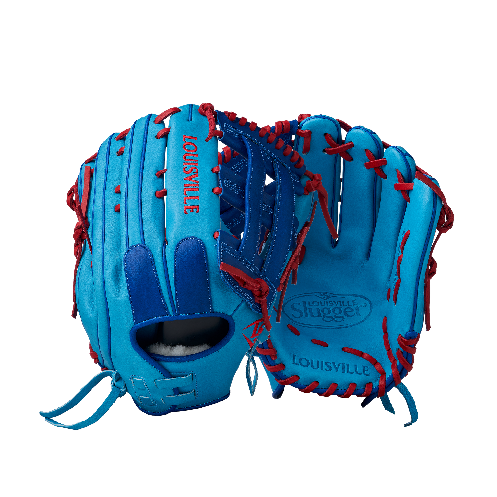 2025 Super Z Slowpitch Fielding Glove - Blue-Royal (8919447208175)