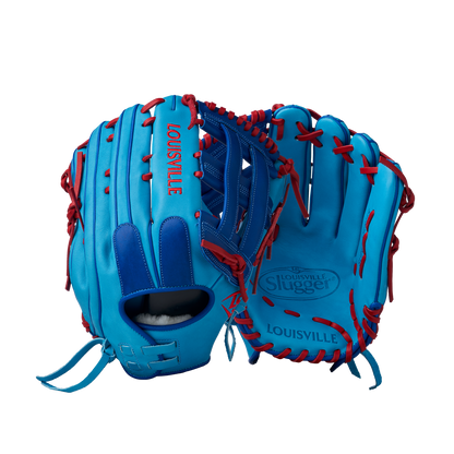 2025 Super Z Slowpitch Fielding Glove - Blue-Royal (8919447208175)