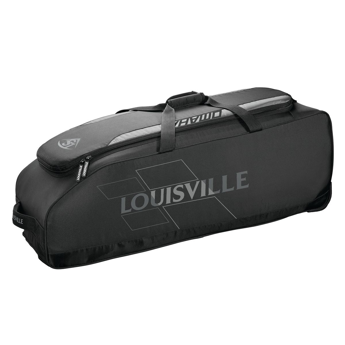 RIG BAG - OMAHA Louisville Slugger  BLACK O/S   WHEELED BAGS  (5455677030564)