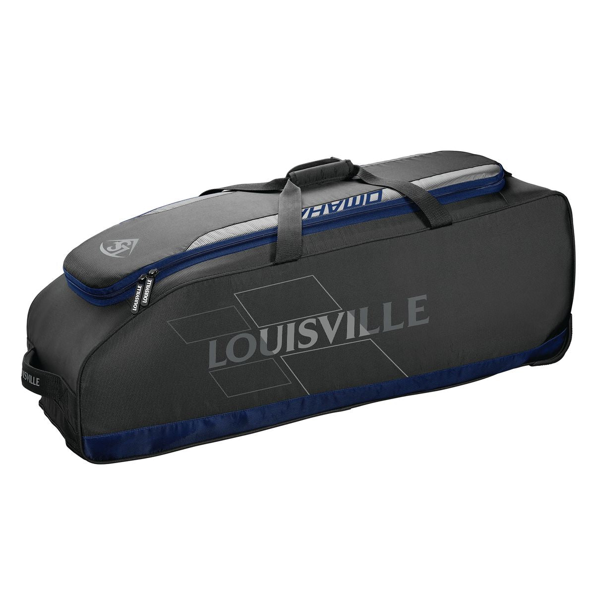 RIG BAG - OMAHA Louisville Slugger  NAVY O/S   WHEELED BAGS  (5455677030564)