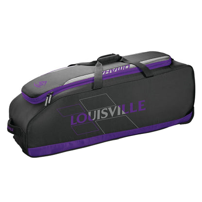 RIG BAG - OMAHA Louisville Slugger  PURPLE O/S   WHEELED BAGS  (5455677030564)