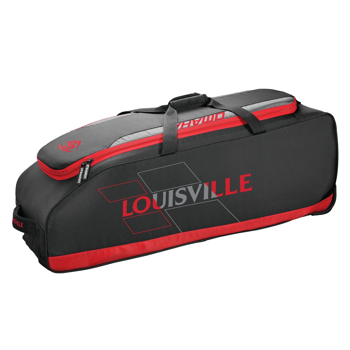 RIG BAG - OMAHA Louisville Slugger  SCARLET O/S   WHEELED BAGS  (5455677030564)